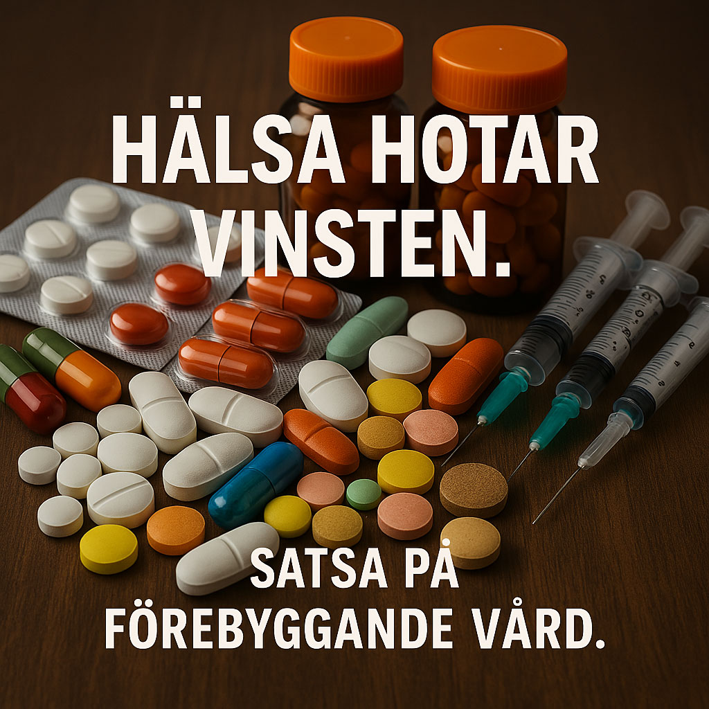 Fenix Hygge läkemedel. Hälsa hotar vinsten.